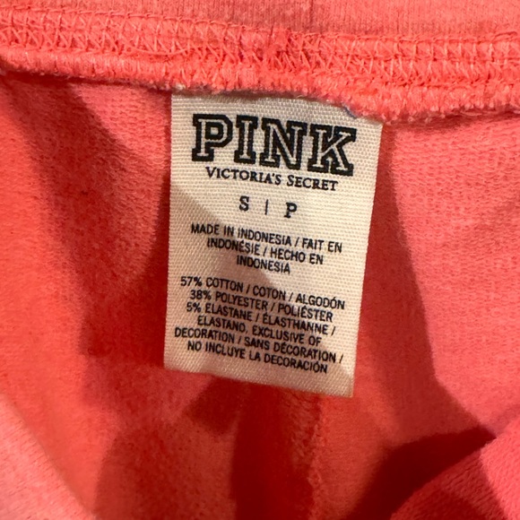 PINK Victoria's Secret Pink sweat pants with blue accents - Picture 3 of 3